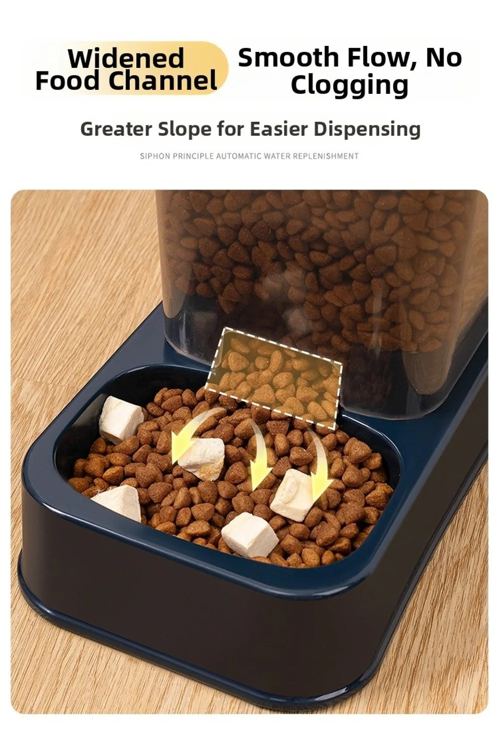 Compact Gravity Feeder & Waterer — 1.2/1.5L