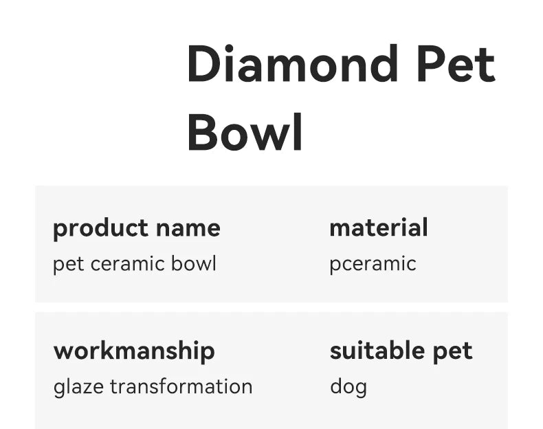 Ceramic & Wood Elevated Bowl Set — For Medium & Large Dogs