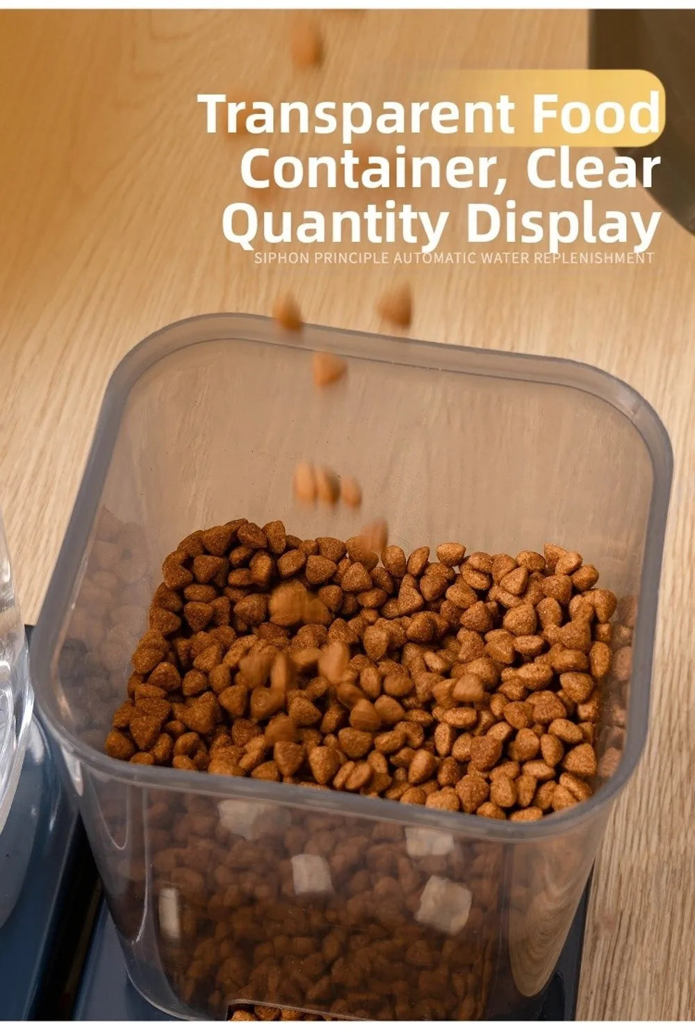 Compact Gravity Feeder & Waterer — 1.2/1.5L
