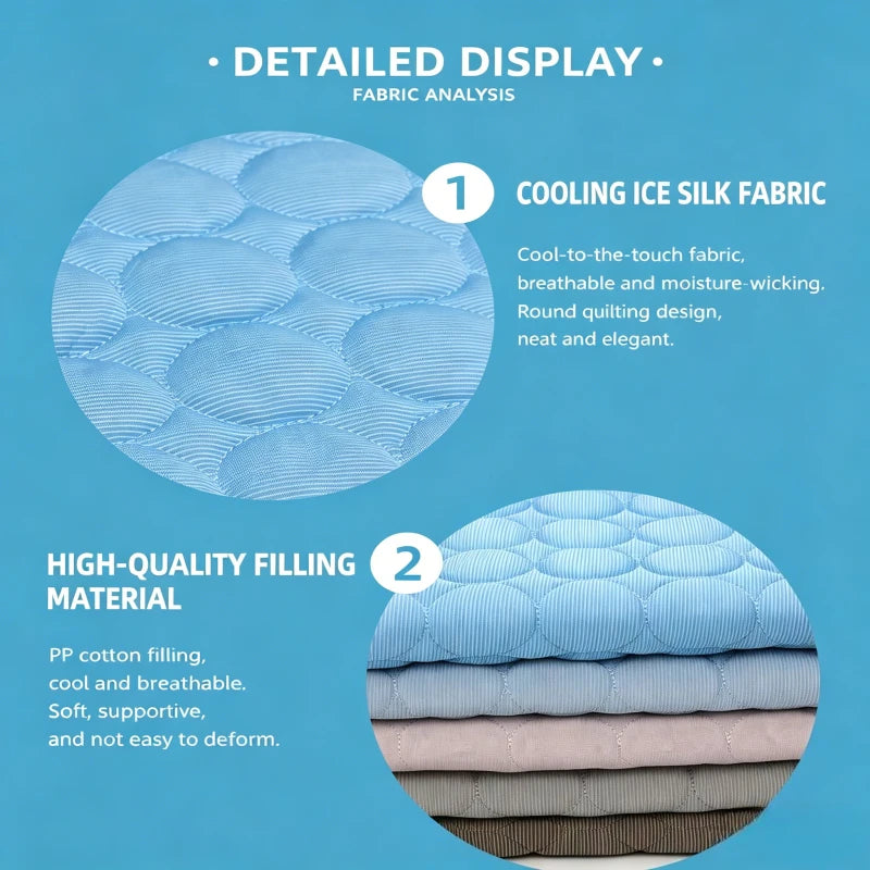 Cooling Gel Pet Mat — Pressure-Activated, No Refrigeration Needed