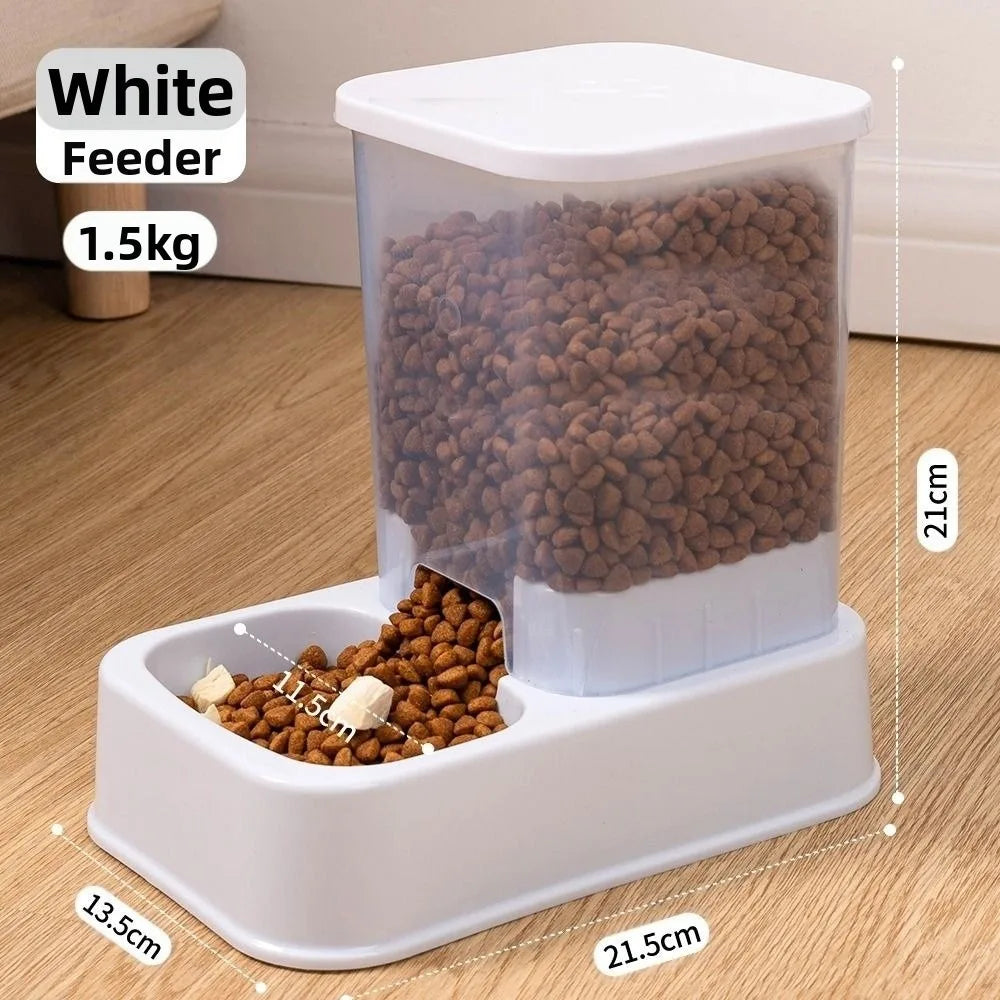Compact Gravity Feeder & Waterer — 1.2/1.5L