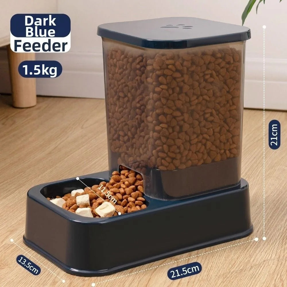 Compact Gravity Feeder & Waterer — 1.2/1.5L