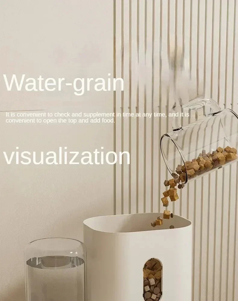 2-in-1 Gravity Feeder & Waterer Station