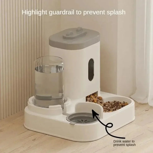 2-in-1 Gravity Feeder & Waterer Station
