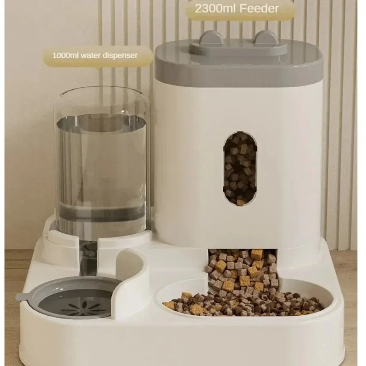 2-in-1 Gravity Feeder & Waterer Station