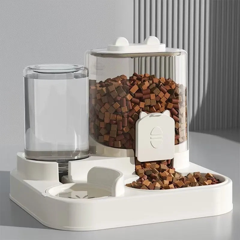 2-in-1 Gravity Feeder & Waterer Station